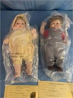 Tulsa State Fair Porcelain Dolls 1988 & 1989