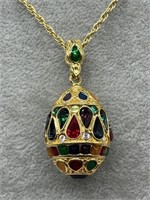 Joan Rivers Rare Fabergé Egg Necklace
