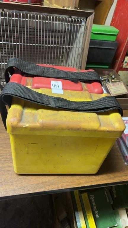 Lot of 2 Plastic Ammo Boxes