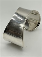 Vintage Mexican Sterling Silver Atomic MCM Cuff