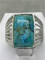 Sterling Silver Beautiful Turquoise Ring