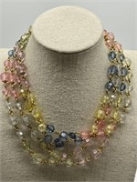 Joan Rivers Faceted AB Acrylic Long Necklace