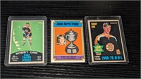 3 Vintage Bobby Orr Hockey Cards