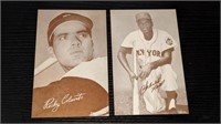 2 1962 Baseball Exhibit Card Stats Colavito Neal