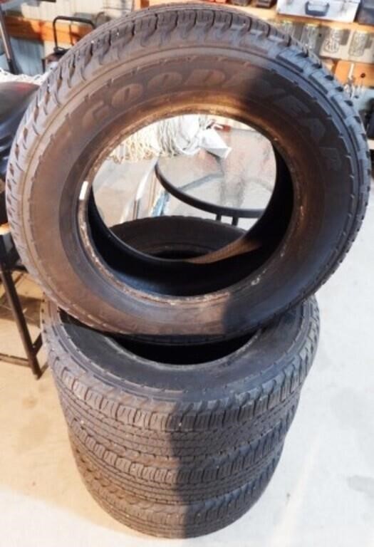 (4) Good Year Fortera Tires P245/65R17
