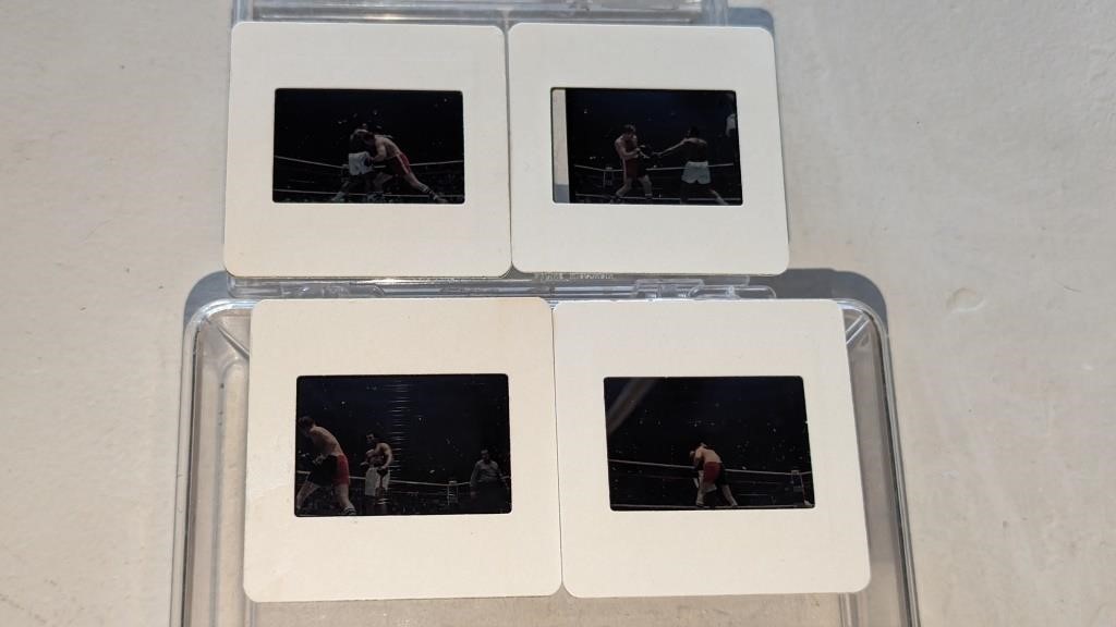 4 Vintage Muhammad Ali Boxing 35mm Negatives