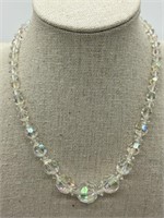 Antique Fine Quality AB Austrian Crystal Necklace