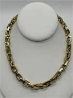 Eddie Borgo Supra Gold Plated Chain Necklace