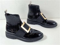 GUC Roger Vivier Womens Boots, Black (Size: 6.5)