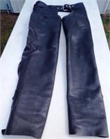 Motorcycle Riding Leather Chaps - Casper's Leather