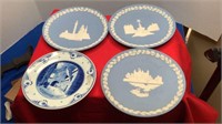 Royal Deft & Wedgewood Christmas Plates