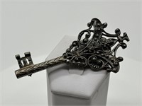 Vintage Victorian Style Skeleton Key Brooch
