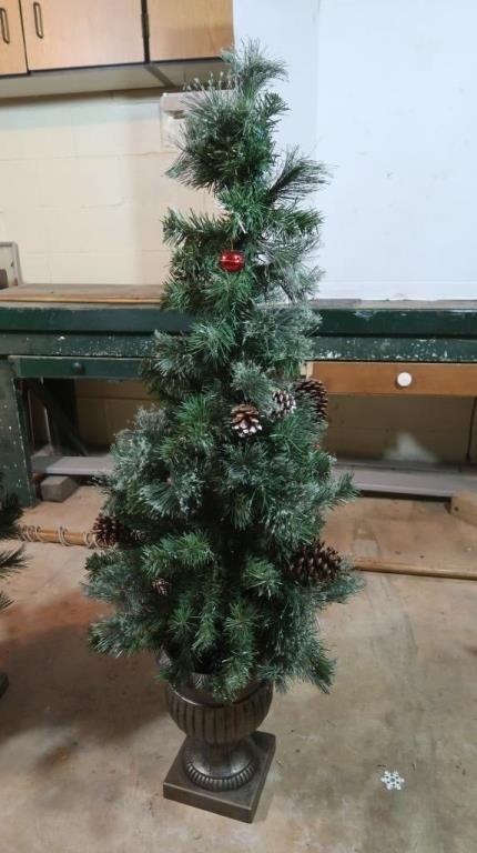 54" Decorative Christmas Tree in Pot