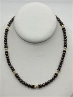 Fine Quality Tahitian Peacock Pearl Necklace