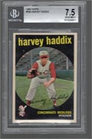 Harvey Haddix 1959 Topps #184 Graded BGS 7.5 Near