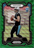 Bryce Young 2023 Panini Prizm Green Wave #311