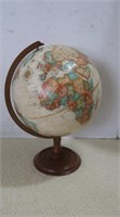 Vintage 12" Diameter World Globe