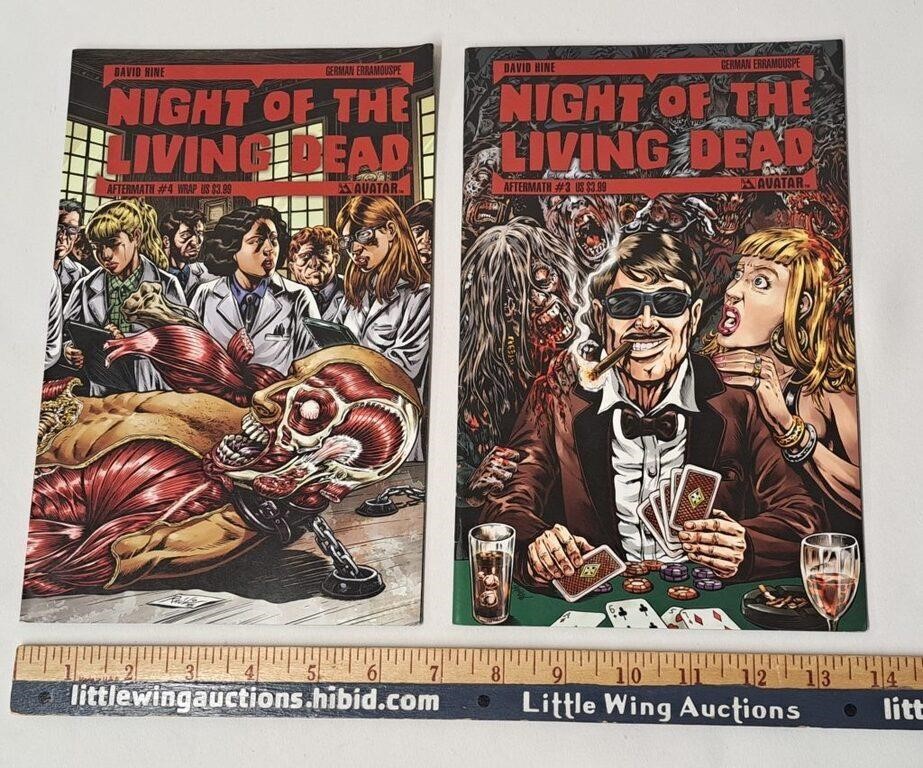 NIGHT OF THE LIVING DEAD Comics x2