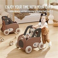Baby Push Walker and Pull Doll Stroller,Push Toy