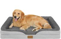 $70 Nepfaivy Dog Bed XL Waterproof - Bolster Dog