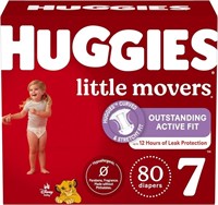 NEW $49 Diapers Size 7 - Huggies Little Movers