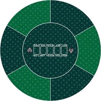 nuveti Apprximately 160cm Round Poker Mat for