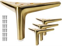 $345 VEHCIL 5-inch Brushed Gold Furniture Legs,
