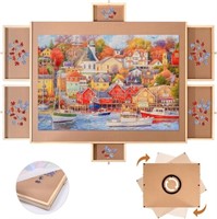NEW $99  1500 Pieces Rotating Puzzle Board, 27'' X