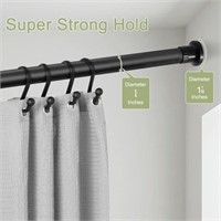 Refrze Room Divider Tension Curtain Rod, Tension