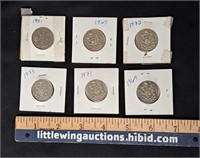 CANADA 50 CENT COINS
