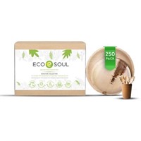 NEW! ECO SOUL 100% Compostable Palm Leaf Square