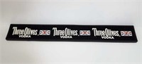 Three Olives Vodka 23.1" Wide Rubber Bar Mat