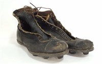 Rare 1920s British Leather Football (Soccer) Boots