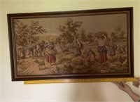 Framed Harvest Tapestry