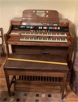 Hammond Organ & Bench With Storage