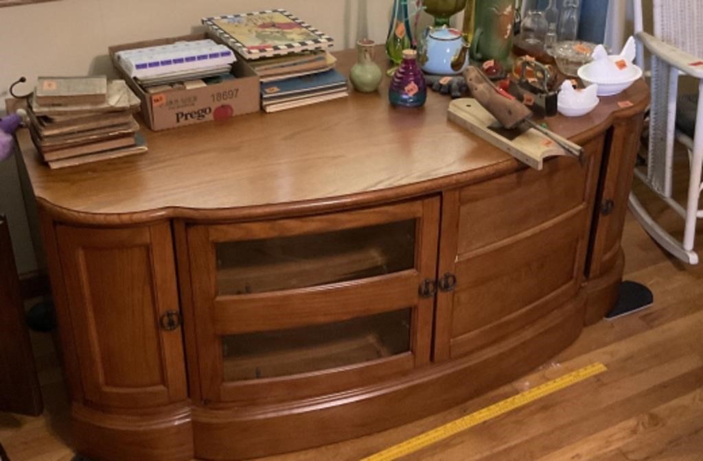 Really Nice Wooden TV Cabinet With Storage