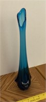 Drape Bluenique Blue Swung Vase