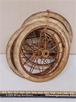 Old Buggy Wheels