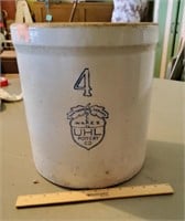 UHL Pottery Co #4 Crock
