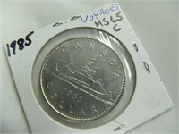 1985 $1 VOYAGEUR COIN