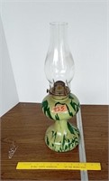 Painted Base Oil Lamp