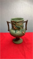 Vintage Roseville Pottery Bushberry Green Vase,
