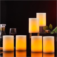 Flameless Flickering LED Candles-6PCS