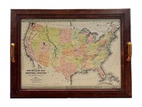 New Military Map Print Tray