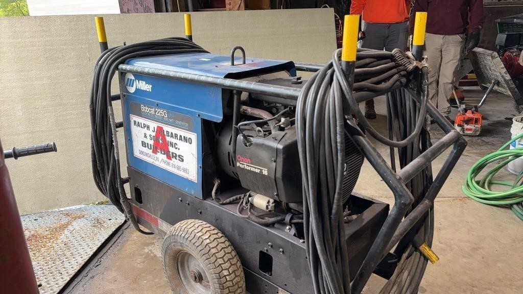 Miller 225G welder generator with Onan 16 hp