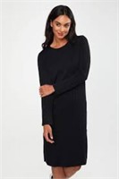 Women's Tristan Knitted dress with long slit-M