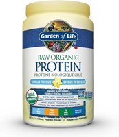 Raw Organic Protein, Vanilla, 624g