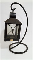 Metal Hanging Lantern On Hook - Read Description