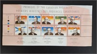 1998 Stamp Sheet Premiers Of Canadian Provinces