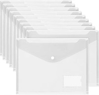 Pack of 30, Clear Plastic Document Files